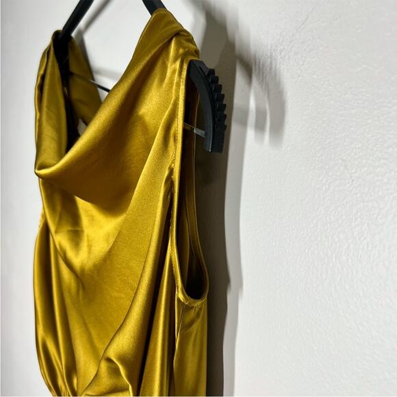 The Sei Sz 4 Off-The-Shoulder Silk Maxi Dress - Picture 9 of 11